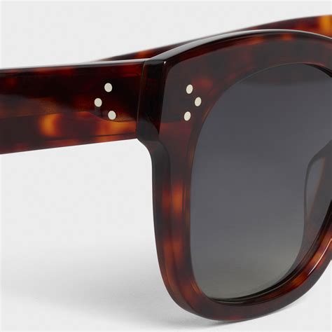 Oversized S002 Sunglasses in Acetate with Polarized Lenses.